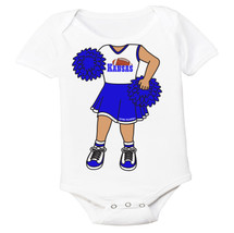 Heads Up! Cheerleader Baby Bodysuit for Kansas Football Fans