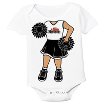 Heads Up! Cheerleader Baby Bodysuit for Missouri Football Fans