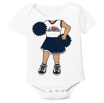 Heads Up! Cheerleader Baby Bodysuit for New England Football Fans
