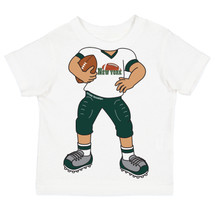 Heads Up! Football Player Baby/Toddler T-Shirt for New York Green Football Fans