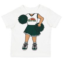 Heads Up! Cheerleader Baby/Toddler T-Shirt for New York Green Football Fans