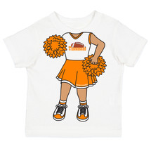Heads Up! Cheerleader Baby/Toddler T-Shirt for Tennessee Football Fans