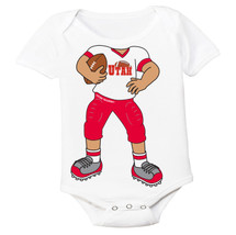 Heads Up! Football Player Baby Bodysuit for Utah Football Fans