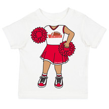 Heads Up! Cheerleader Baby/Toddler T-Shirt for Wisconsin Football Fans