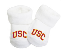 USC Trojans Baby Toe Booties