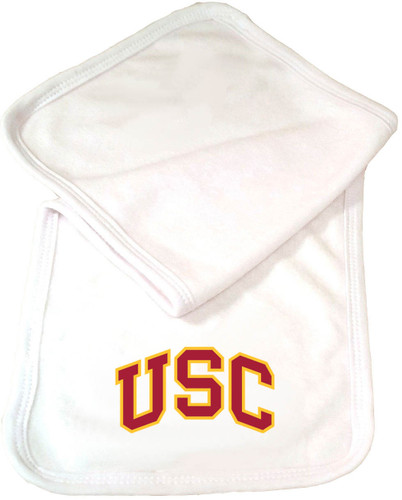 USC Trojans Baby Cotton Burp Cloth