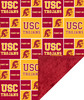 USC Trojans Baby/Toddler Minky Blanket