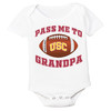 USC Trojans Pass Me to GrandPa Baby Bodysuit
