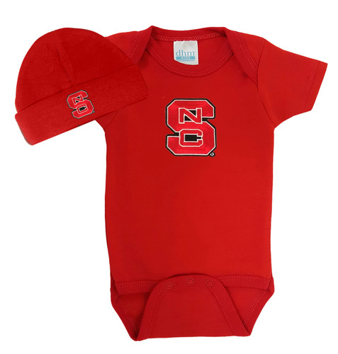 NC State Wolfpack Baby Bodysuit and Cap