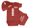 Future Tailgater Baby Football Bodysuit and Football Cap Set for Tennessee Fans