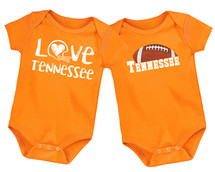 Tennessee LOGO Bodysuit and Chalk Art Bodysuit - 2 Pack