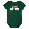 Cotton  Chalk Art Bodysuit and  LOGO Bodysuit for Oregon Football Fans - 2 Pack