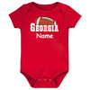 Football LOGO Personalized Baby Bodysuit for Georgia Fans