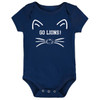 Penn State Nittany Lions Officially Licensed Baby LOGO and Go Lions! FANimals Bodysuits - 2 Pack