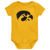 Iowa Hawkeyes Officially Licensed Baby LOGO and On Game Day Bodysuits - 2 Pack