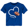 Football Love Heart Baby/Toddler T-Shirt for Kentucky Fans