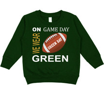 Green Bay Football On Game Day Baby/Toddler/Youth Sweatshirt