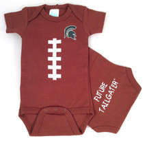 Michigan State Spartans Baby Football Onesie