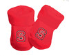 NC State Wolfpack Baby Toe Booties