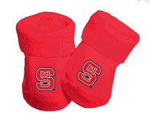 NC State Wolfpack Baby Toe Booties