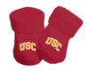 USC Trojans Baby Toe Booties