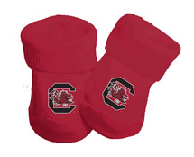 South Carolina Gamecocks Baby Toe Bootie Socks - Red