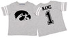 Iowa Hawkeyes Football Jersey Baby/Toddler T-Shirt - Gray