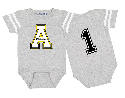 Appalachian State Mountaineers Football Jersey Baby Bodysuit