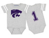 Kansas State Wildcats Football Jersey Baby Baby Bodysuit