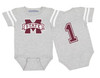 Mississippi State Bulldogs Football Jersey Baby Bodysuit