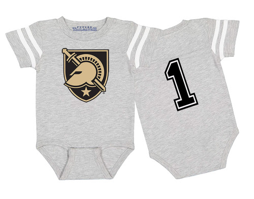 Army Black Knights Football Jersey Baby Bodysuit 