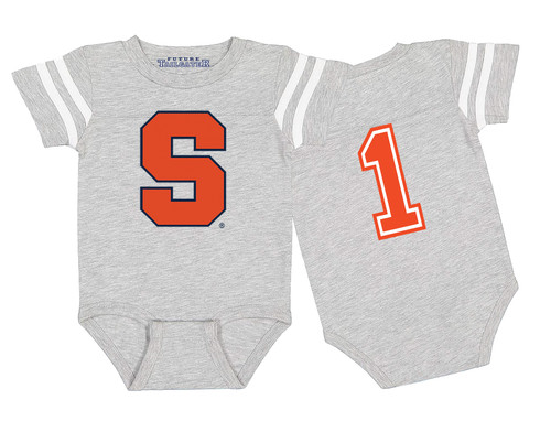 Syracuse Orange Football Jersey Baby Bodysuit