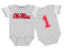 Mississippi Ole Miss Rebels Football Jersey Baby Bodysuit