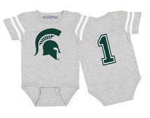 Michigan State Spartans Football Jersey Baby Bodysuit
