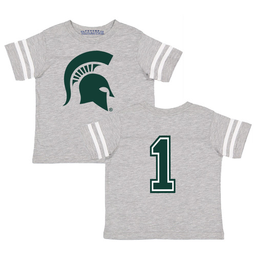 Michigan State Spartans Football Jersey Baby Tee