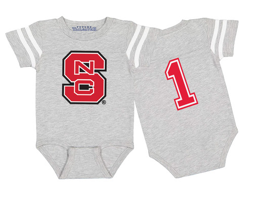 NC State Wolfpack Football Jersey Baby Bodysuit