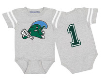 Tulane Green Wave Football Jersey Baby Bodysuit