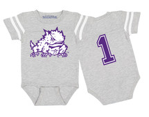 TCU Horned Frogs Football Jersey Baby Bodysuit