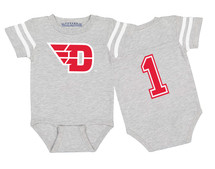 Dayton Flyers Football Jersey Baby Bodysuit