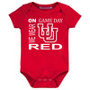 Utah Utes Officially Licensed 100% Cotton On Game Day Baby Bodysuit 