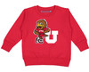 Utah Utes Officially Licensed LOGO Toddler Crewneck Sweatshirt