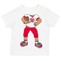 Utah Utes Officially Licensed Heads Up! Football Player Baby/Toddler T-Shirt
