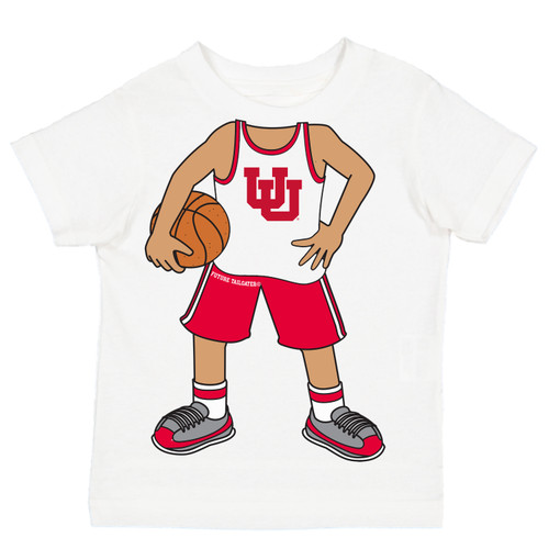 Utah Utes Officially Licensed Heads Up! Basketball Player Baby/Toddler T-Shirt 