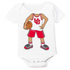 Utah Utes Officially Licensed 100% Cotton Heads Up! Basketball Player Baby Bodysuit