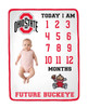 Ohio State Buckeyes Collegiate Licensed Baby Milestone Blanket