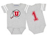 Utah Utes Football Jersey Baby Bodysuit
