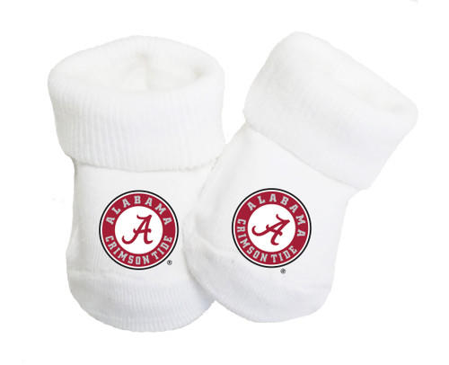 Alabama Crimson Tide Baby Toe Booties