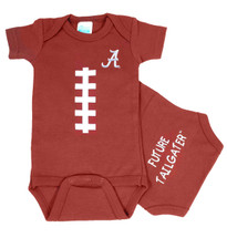 Alabama Crimson Tide Baby Football Onesie