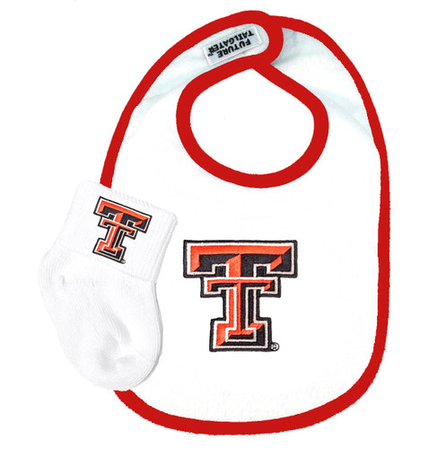 Texas Tech Red Raiders Baby Bib and Socks Set