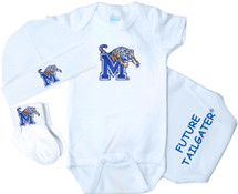 Memphis Tigers Homecoming 3 Piece Baby Gift Set